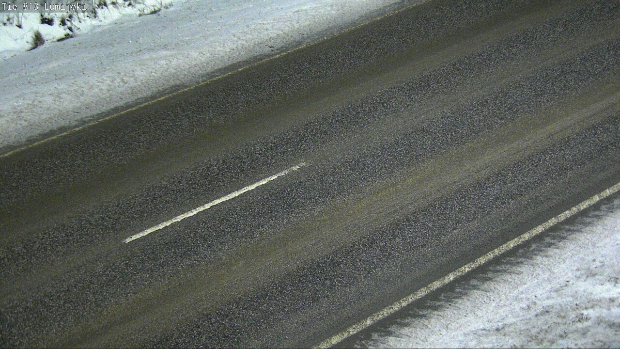 Weather Camera Image Väg 813 Lumijoki, Lumijoki, Pohjois-Pohjanmaa