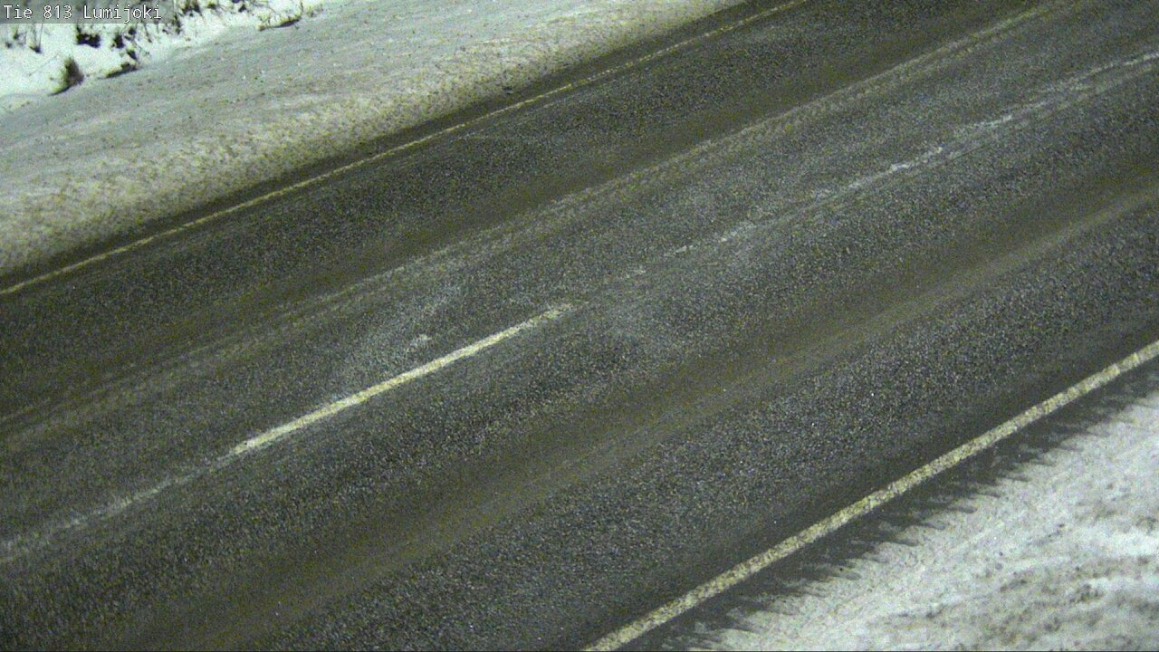 Weather Camera Image Väg 813 Lumijoki, Lumijoki, Pohjois-Pohjanmaa