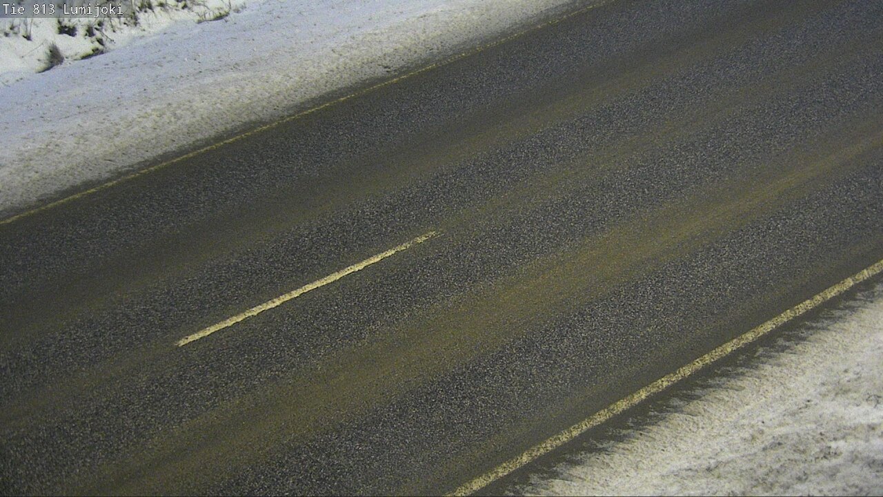 Weather Camera Image Väg 813 Lumijoki, Lumijoki, Pohjois-Pohjanmaa
