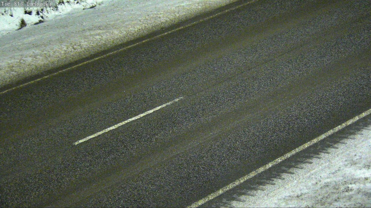 Weather Camera Image Väg 813 Lumijoki, Lumijoki, Pohjois-Pohjanmaa