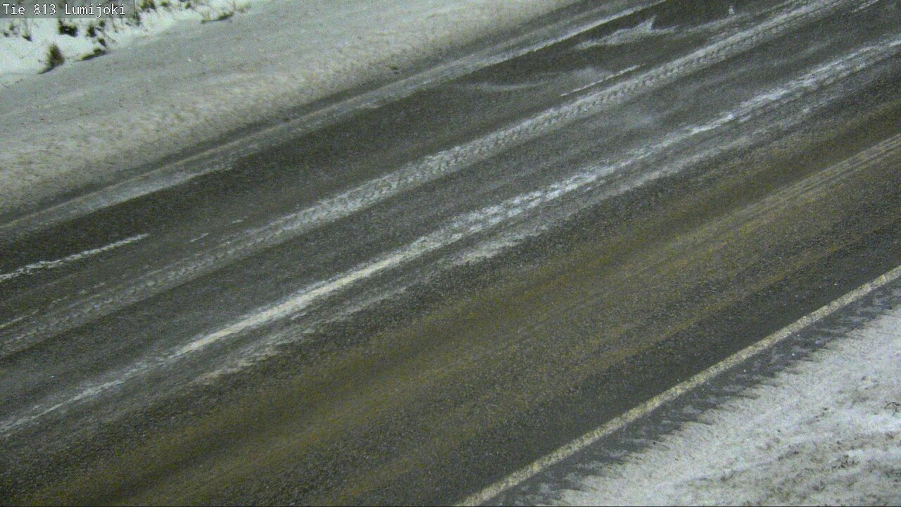Weather Camera Image Väg 813 Lumijoki, Lumijoki, Pohjois-Pohjanmaa