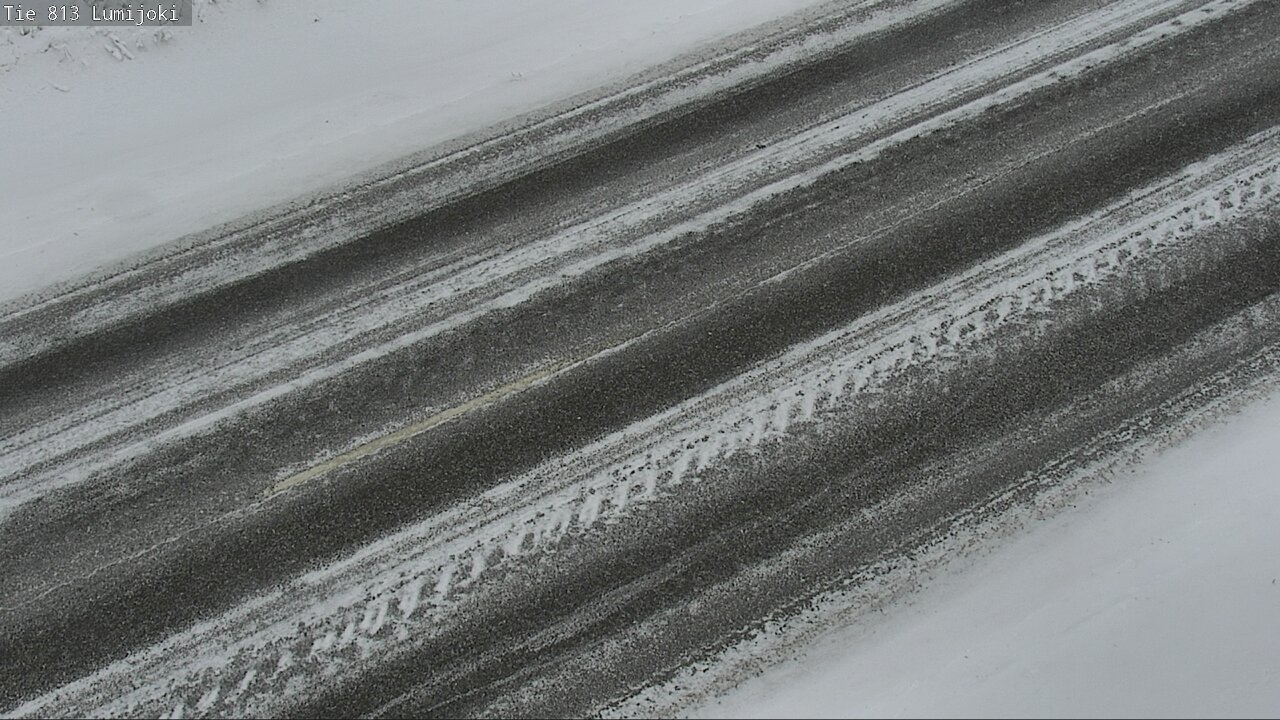 Weather Camera Image Väg 813 Lumijoki, Lumijoki, Pohjois-Pohjanmaa
