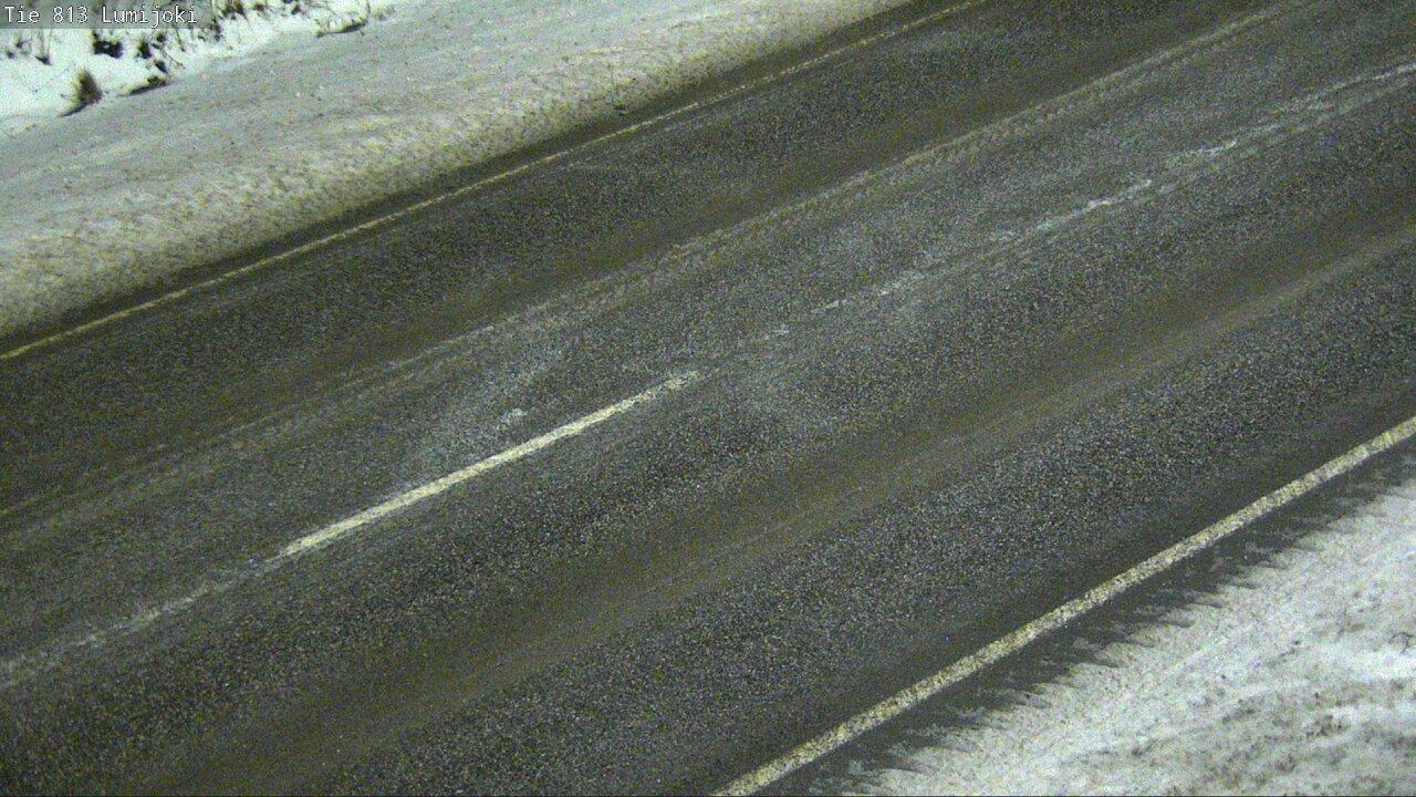 Weather Camera Image Väg 813 Lumijoki, Lumijoki, Pohjois-Pohjanmaa