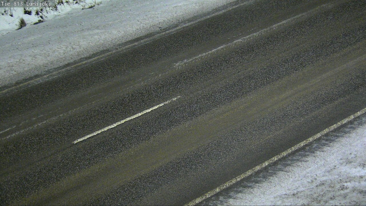 Weather Camera Image Väg 813 Lumijoki, Lumijoki, Pohjois-Pohjanmaa