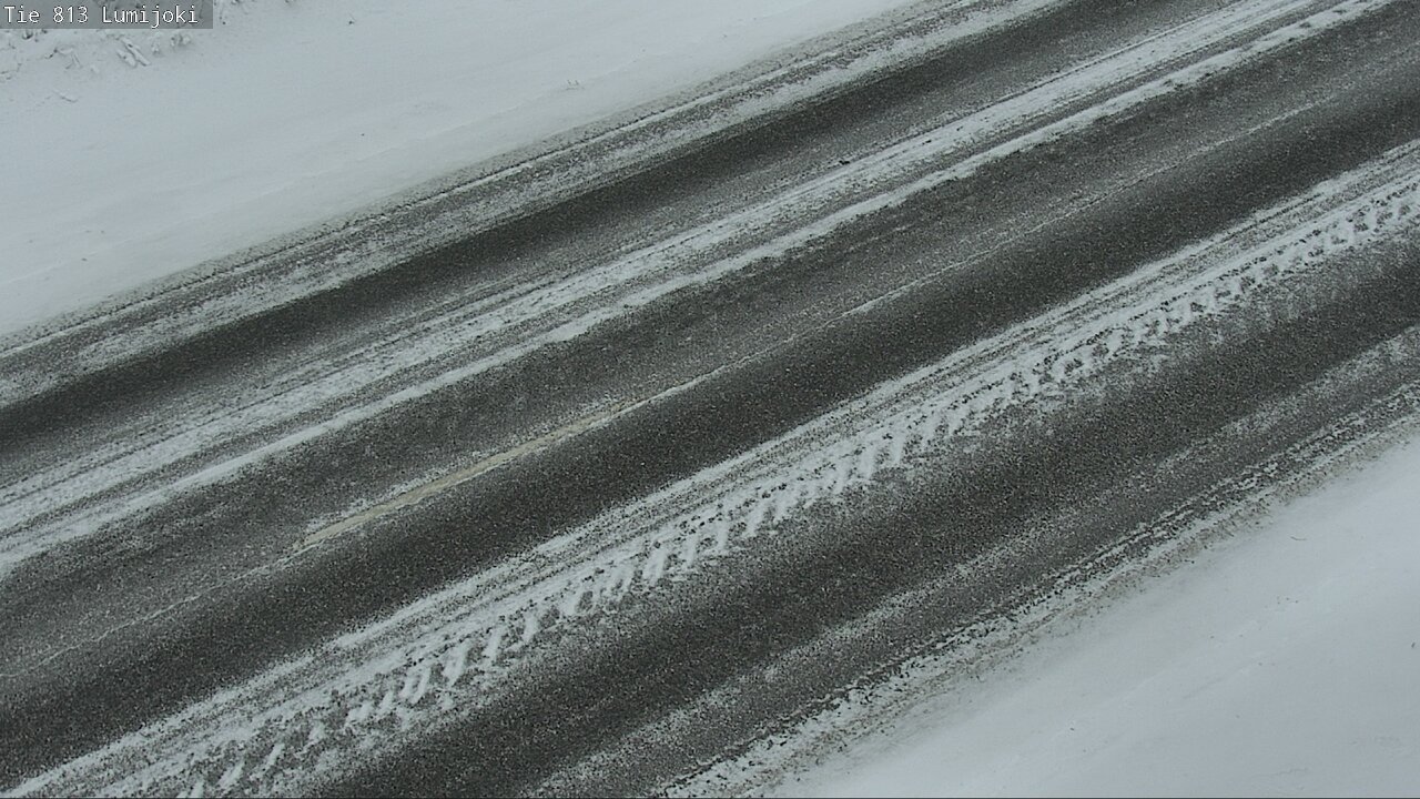 Weather Camera Image Väg 813 Lumijoki, Lumijoki, Pohjois-Pohjanmaa