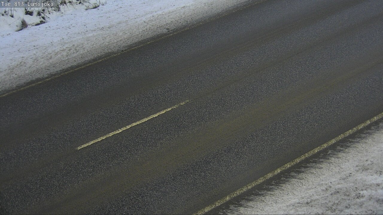 Weather Camera Image Väg 813 Lumijoki, Lumijoki, Pohjois-Pohjanmaa