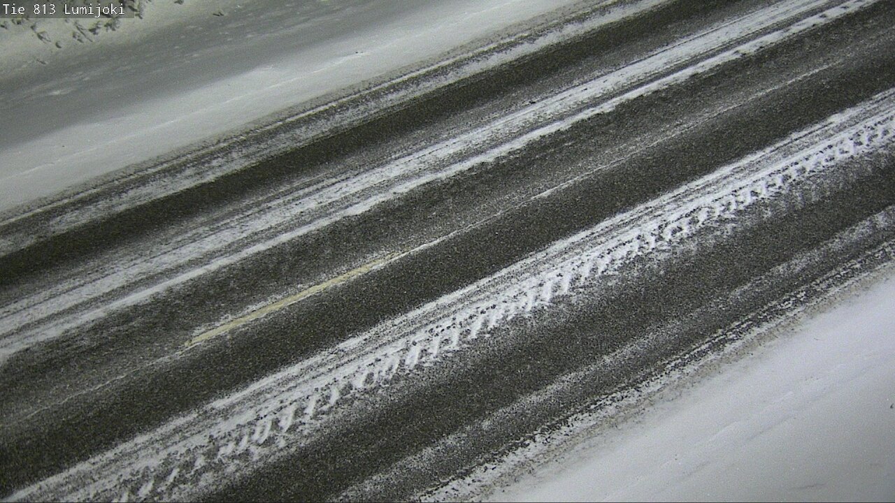 Weather Camera Image Väg 813 Lumijoki, Lumijoki, Pohjois-Pohjanmaa