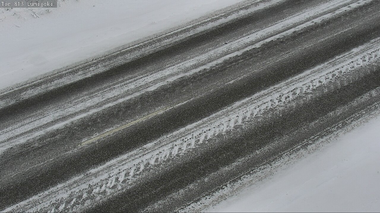 Weather Camera Image Väg 813 Lumijoki, Lumijoki, Pohjois-Pohjanmaa