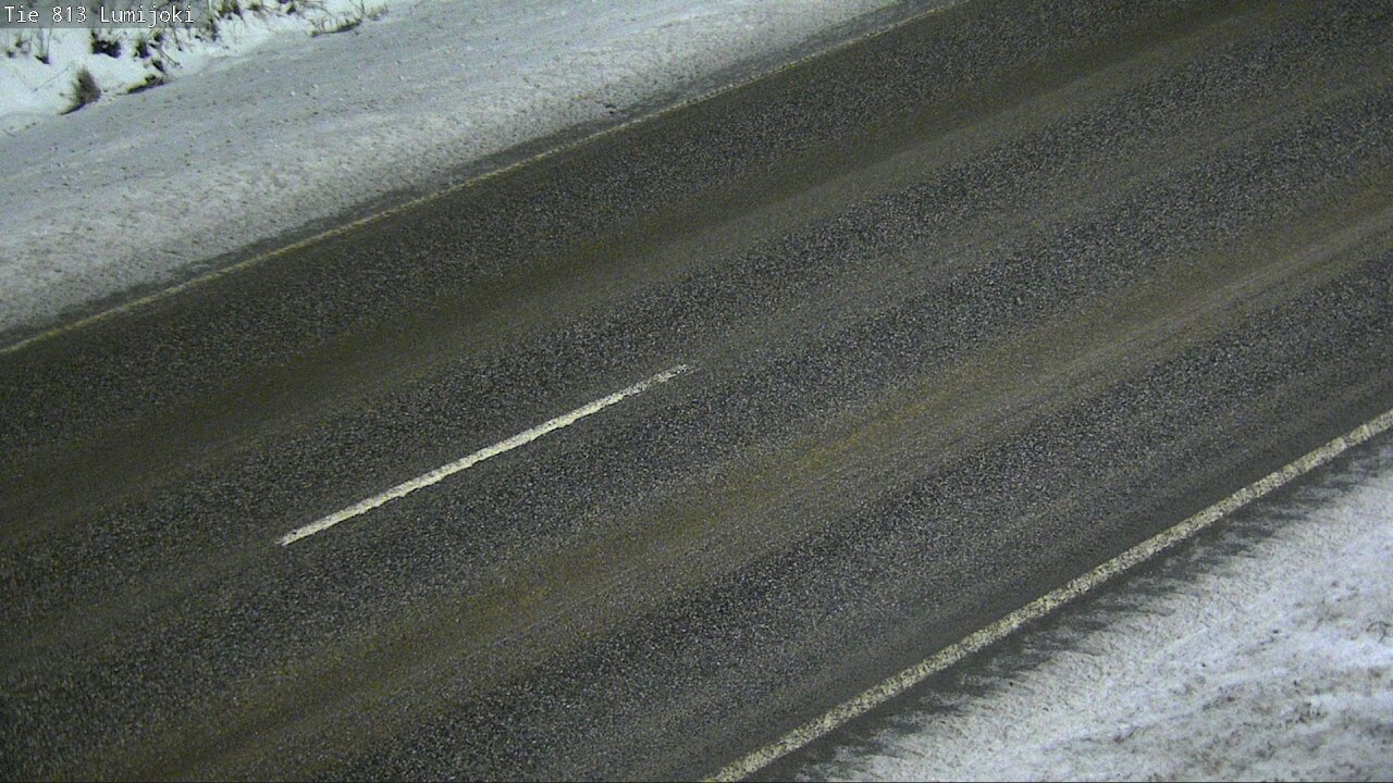 Weather Camera Image Väg 813 Lumijoki, Lumijoki, Pohjois-Pohjanmaa