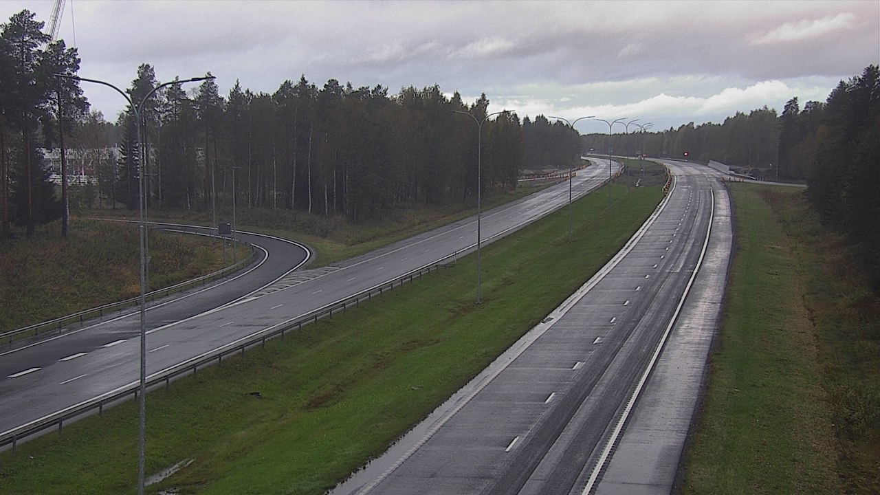 Weather Camera Image Väg 4 Oleåborg, Pateniemi, Oulu, Pohjois-Pohjanmaa