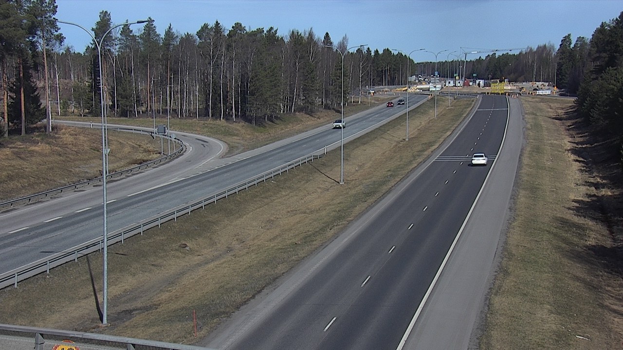 Weather Camera Image Väg 4 Oleåborg, Pateniemi, Oulu, Pohjois-Pohjanmaa