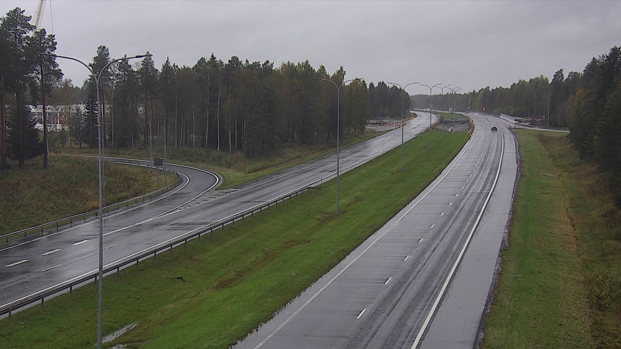 Weather Camera Image Väg 4 Oleåborg, Pateniemi, Oulu, Pohjois-Pohjanmaa