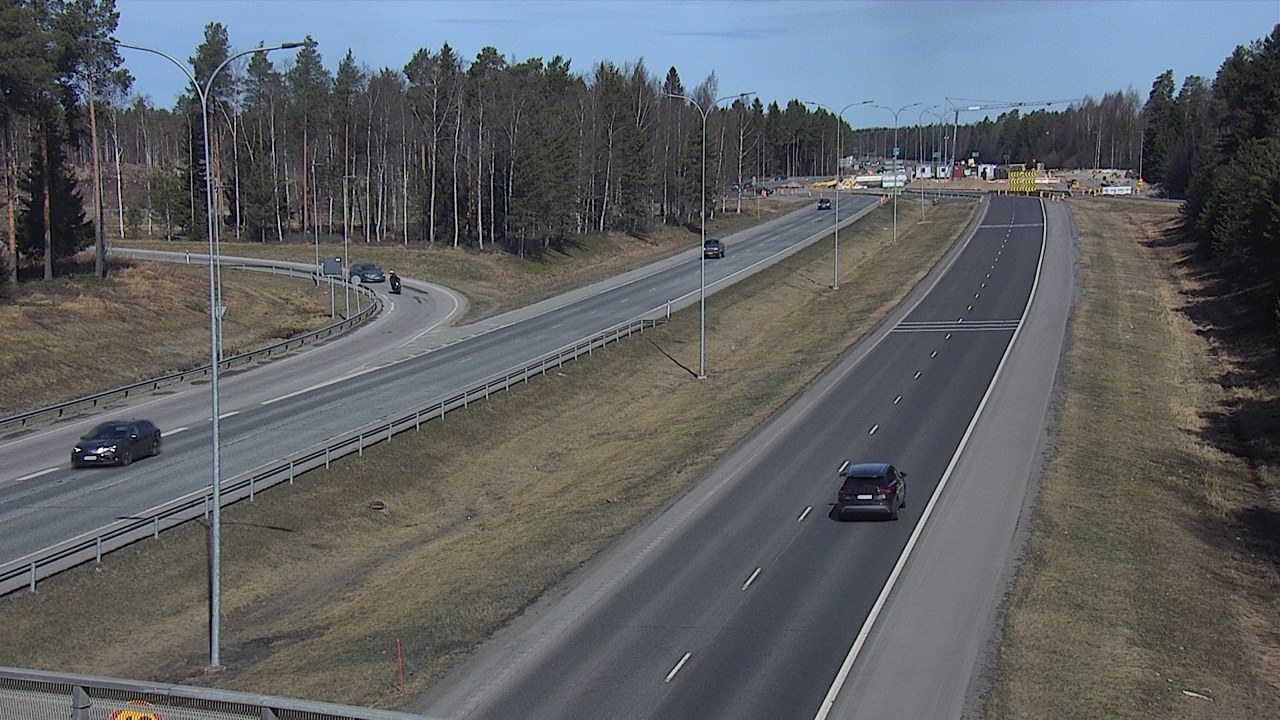 Weather Camera Image Väg 4 Oleåborg, Pateniemi, Oulu, Pohjois-Pohjanmaa