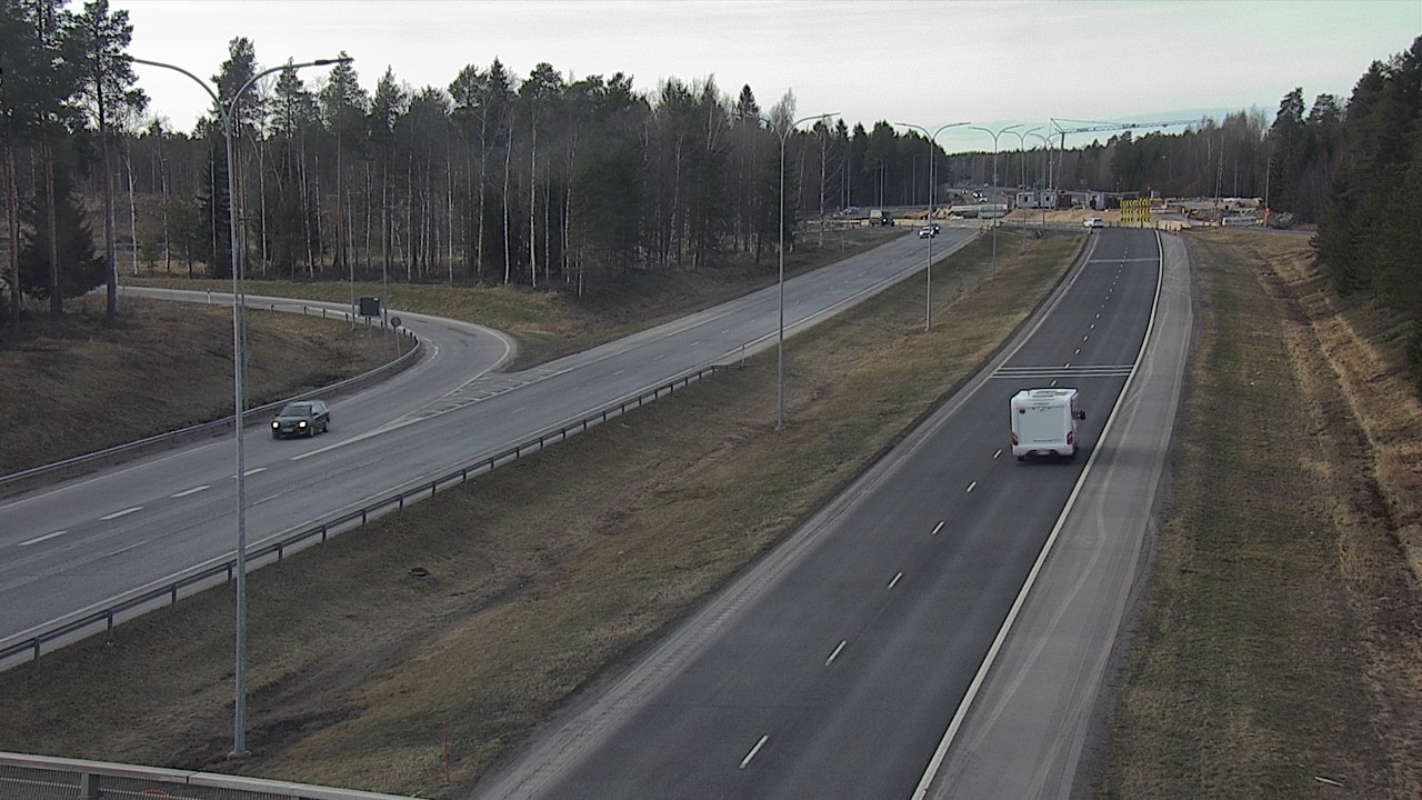 Weather Camera Image Väg 4 Oleåborg, Pateniemi, Oulu, Pohjois-Pohjanmaa