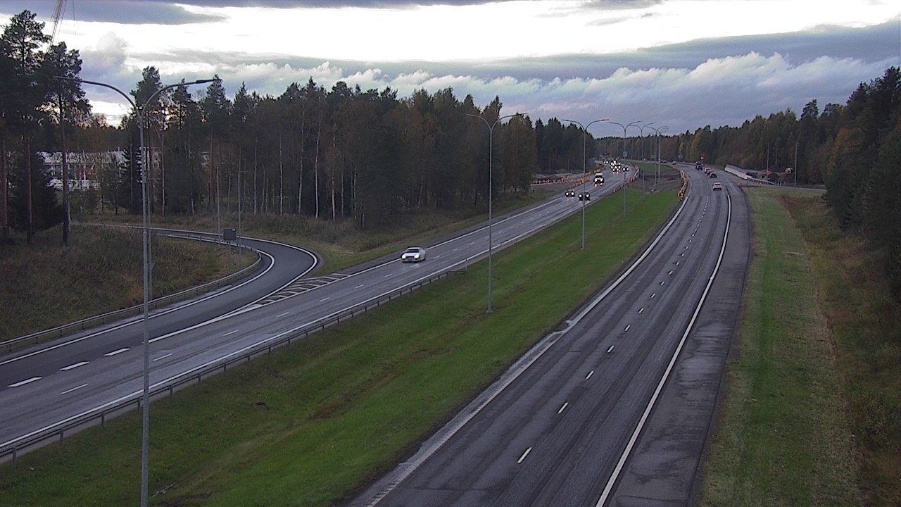 Weather Camera Image Väg 4 Oleåborg, Pateniemi, Oulu, Pohjois-Pohjanmaa