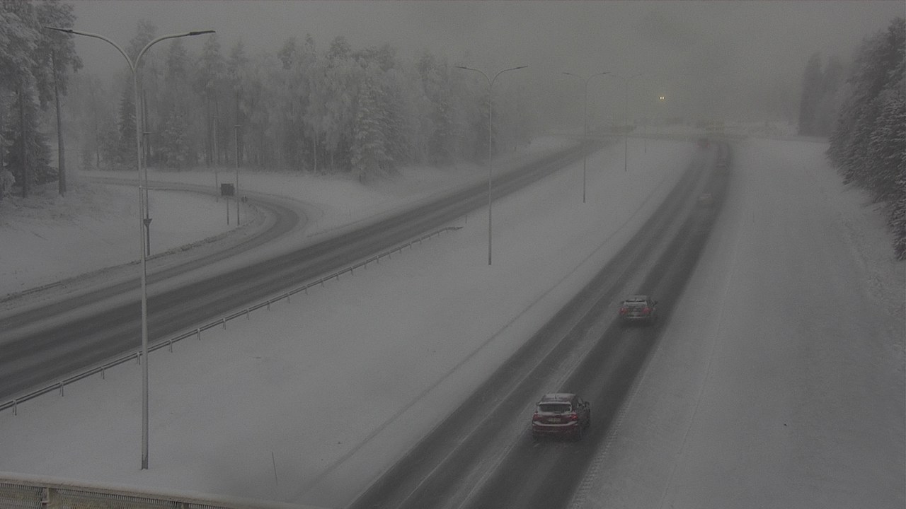 Weather Camera Image Road 4 Oulu, Pateniemi, Oulu, Pohjois-Pohjanmaa