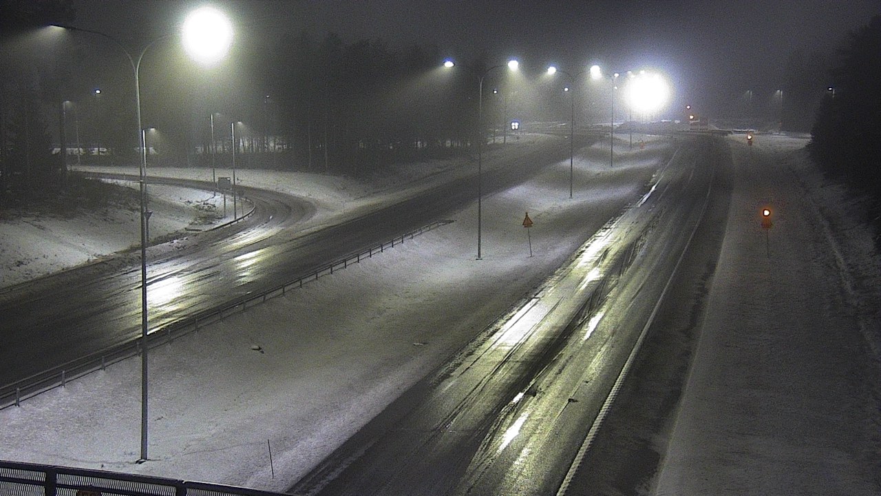 Weather Camera Image Väg 4 Oleåborg, Pateniemi, Oulu, Pohjois-Pohjanmaa