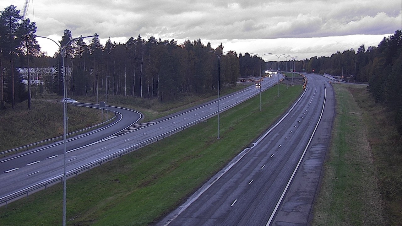 Weather Camera Image Väg 4 Oleåborg, Pateniemi, Oulu, Pohjois-Pohjanmaa