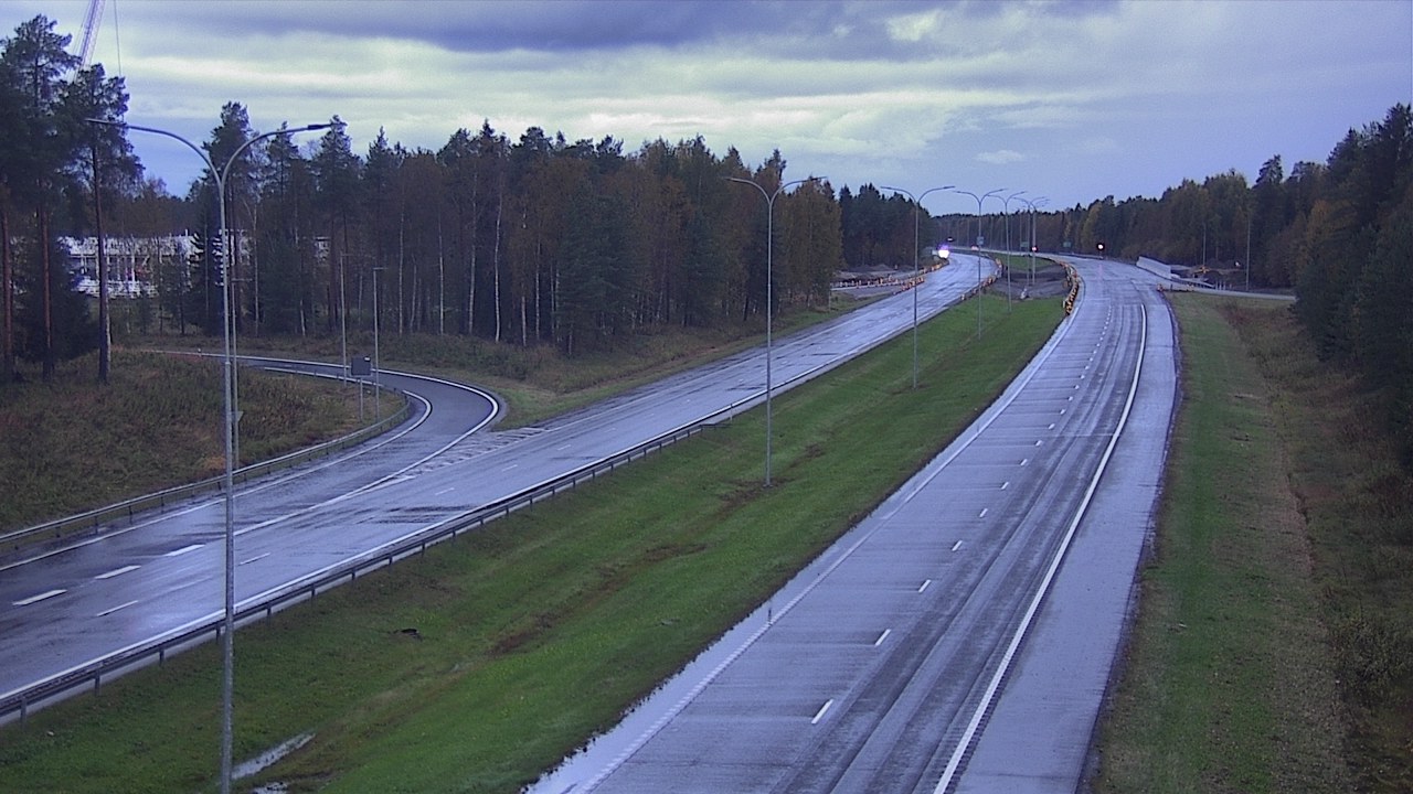 Weather Camera Image Väg 4 Oleåborg, Pateniemi, Oulu, Pohjois-Pohjanmaa