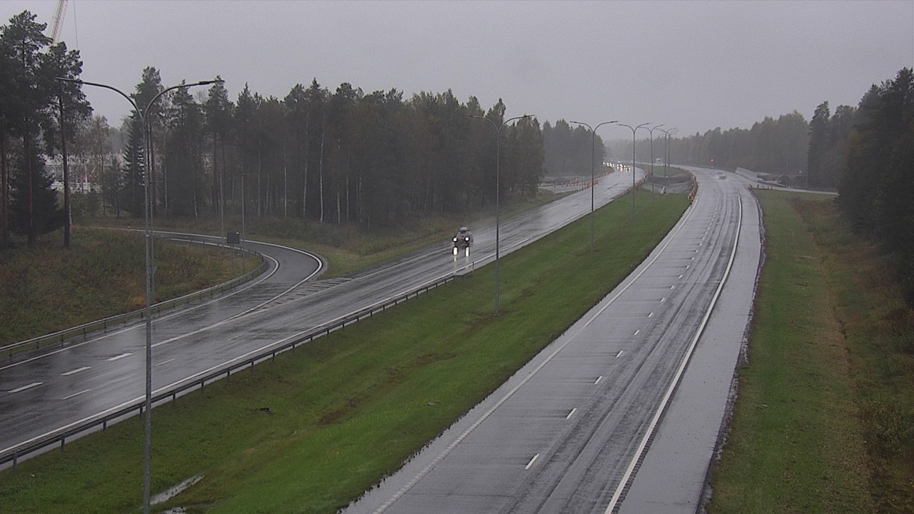 Weather Camera Image Väg 4 Oleåborg, Pateniemi, Oulu, Pohjois-Pohjanmaa