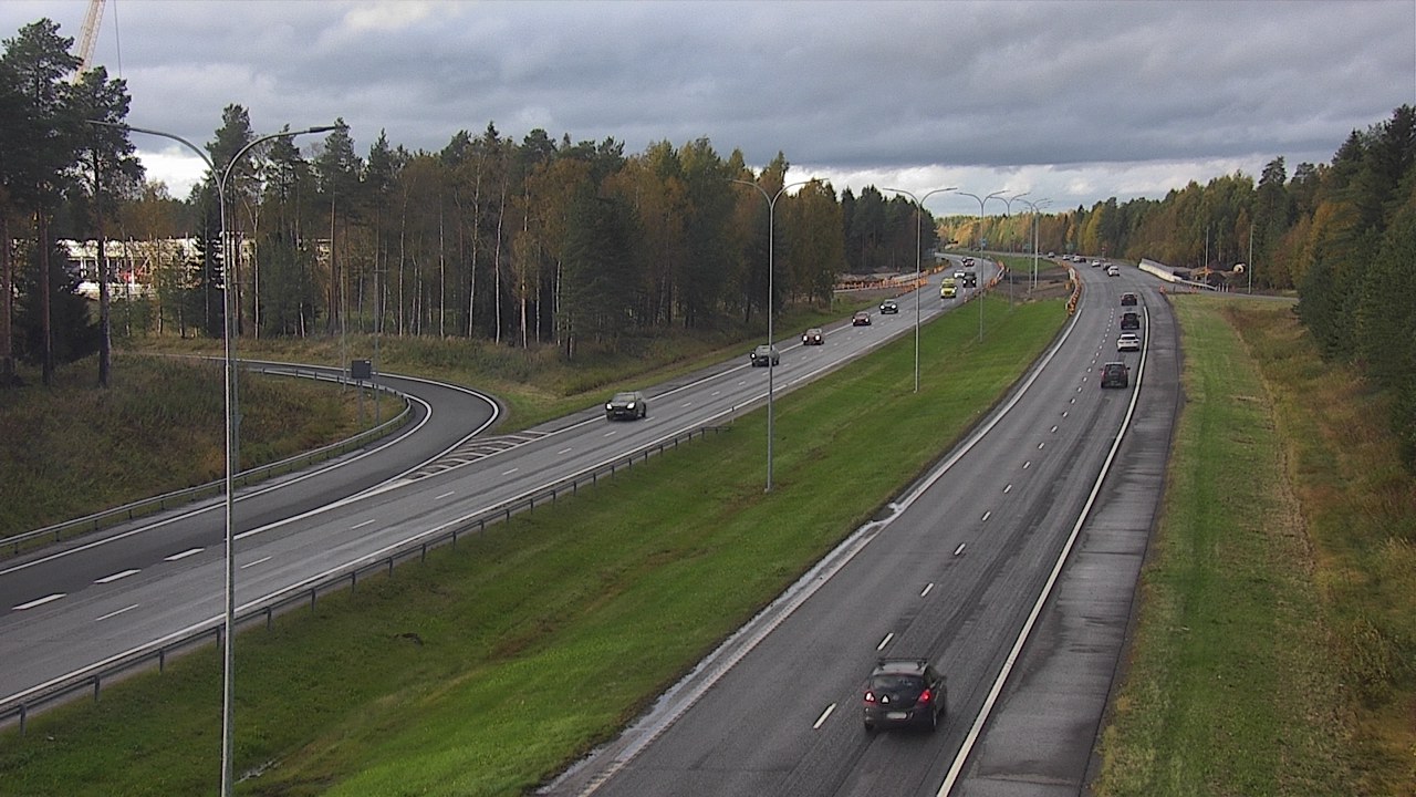 Weather Camera Image Väg 4 Oleåborg, Pateniemi, Oulu, Pohjois-Pohjanmaa