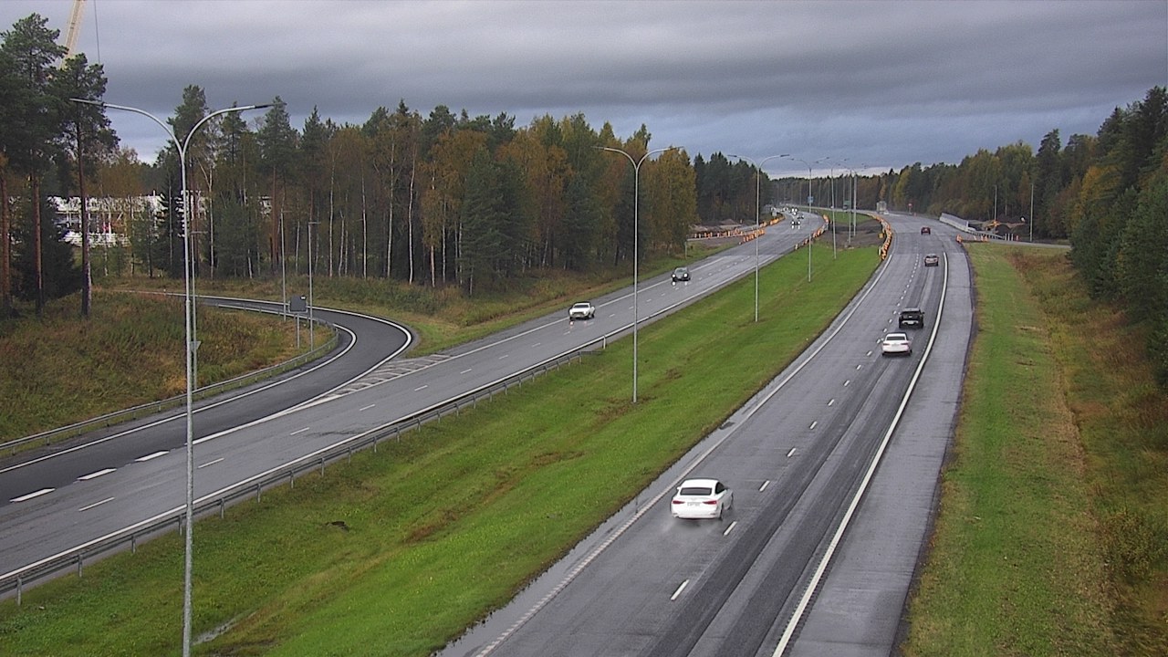 Weather Camera Image Väg 4 Oleåborg, Pateniemi, Oulu, Pohjois-Pohjanmaa