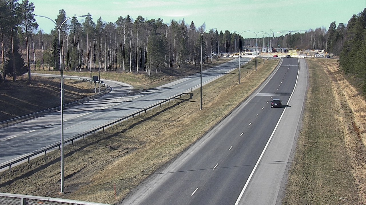 Weather Camera Image Väg 4 Oleåborg, Pateniemi, Oulu, Pohjois-Pohjanmaa