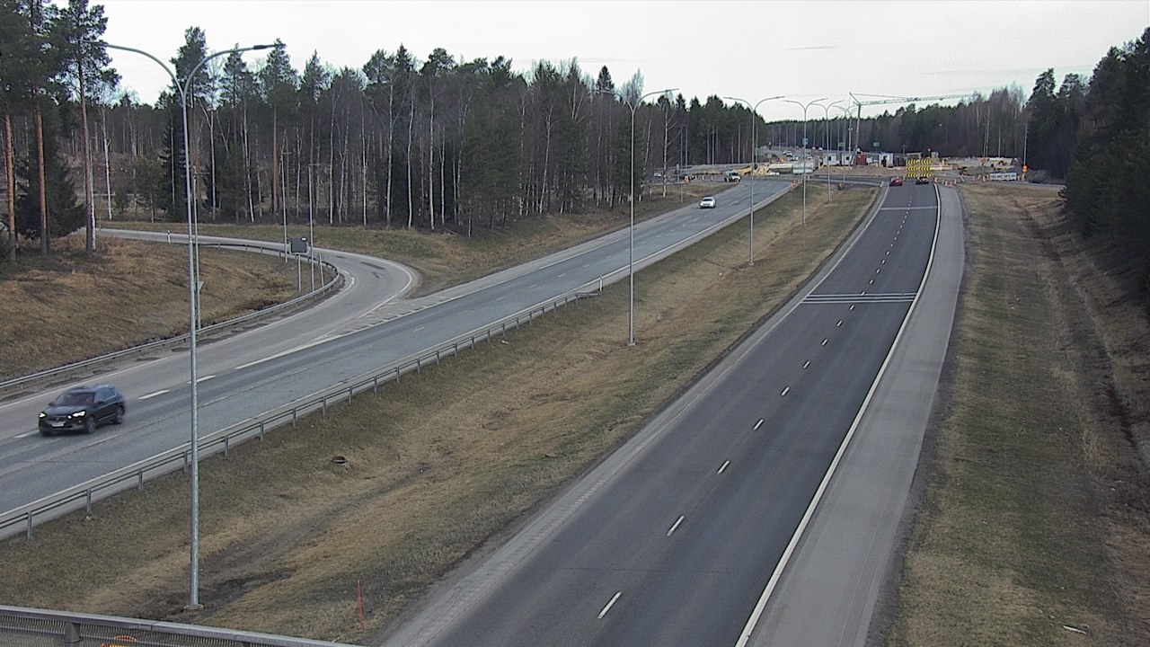 Weather Camera Image Väg 4 Oleåborg, Pateniemi, Oulu, Pohjois-Pohjanmaa