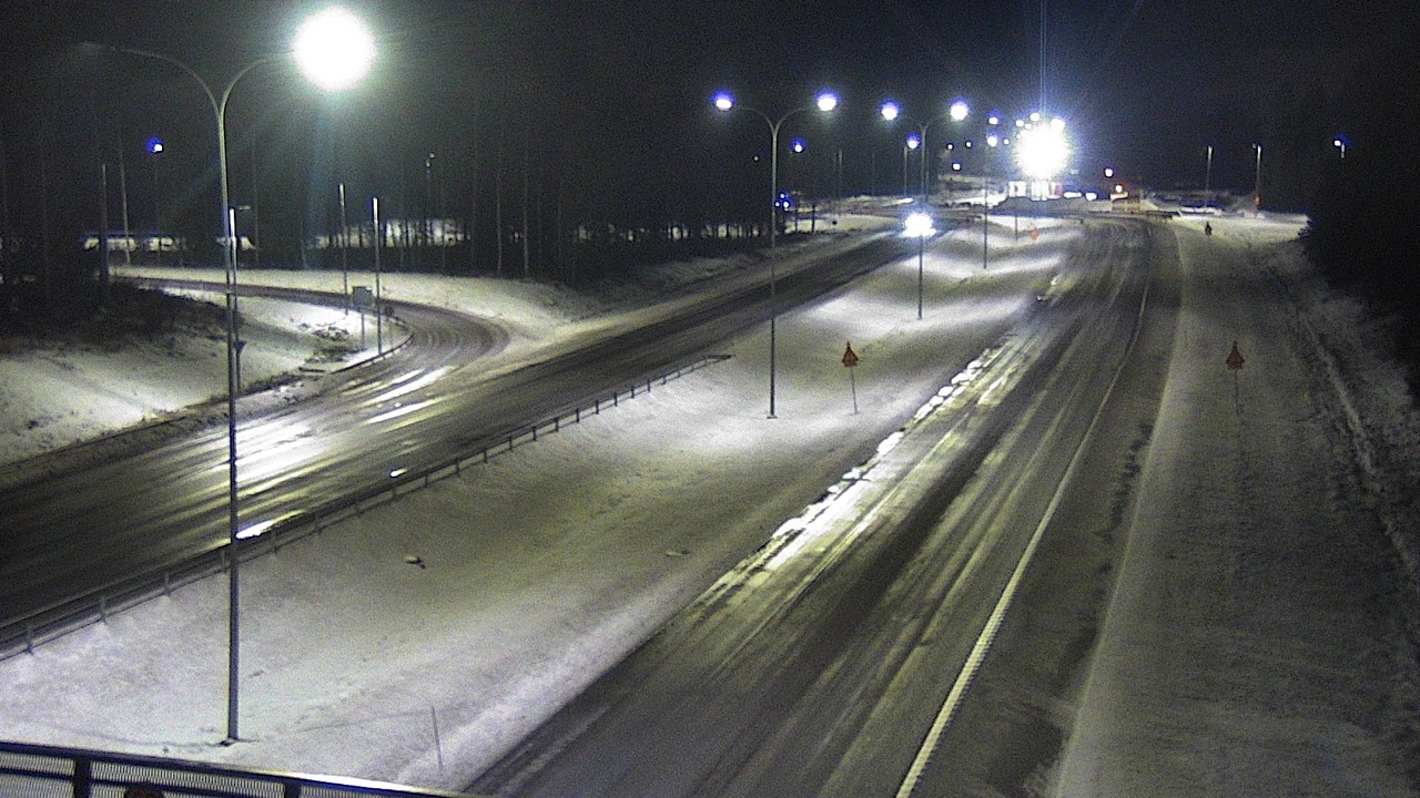 Weather Camera Image Väg 4 Oleåborg, Pateniemi, Oulu, Pohjois-Pohjanmaa