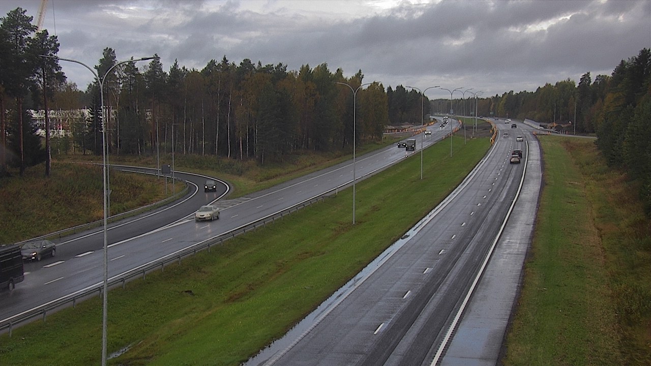 Weather Camera Image Väg 4 Oleåborg, Pateniemi, Oulu, Pohjois-Pohjanmaa