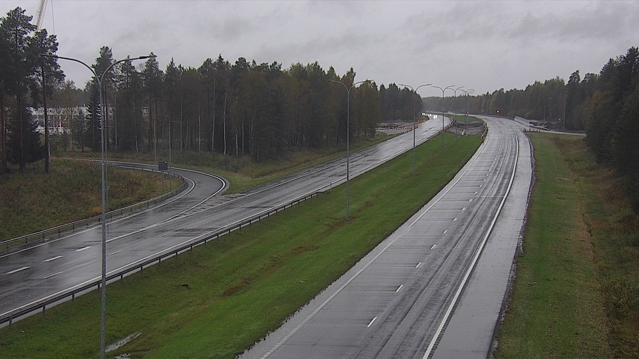Weather Camera Image Väg 4 Oleåborg, Pateniemi, Oulu, Pohjois-Pohjanmaa