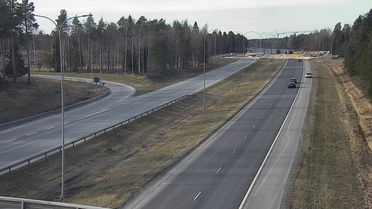 Weather Camera Image Väg 4 Oleåborg, Pateniemi, Oulu, Pohjois-Pohjanmaa