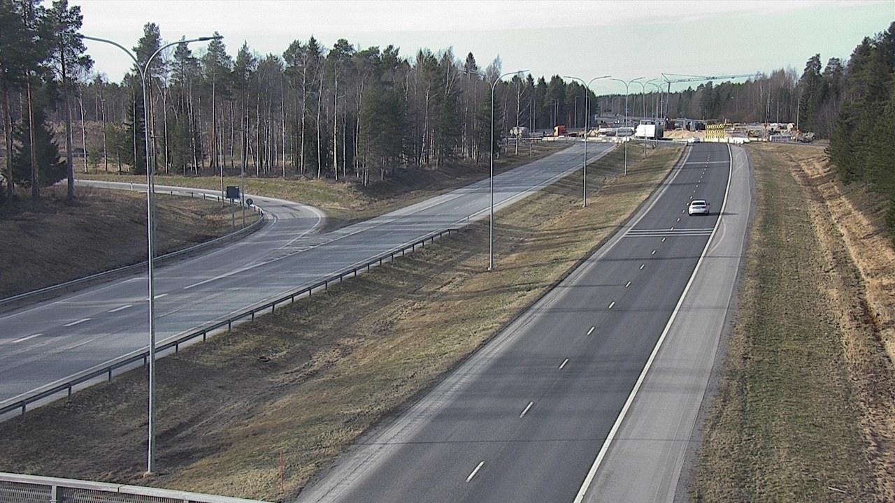 Weather Camera Image Väg 4 Oleåborg, Pateniemi, Oulu, Pohjois-Pohjanmaa