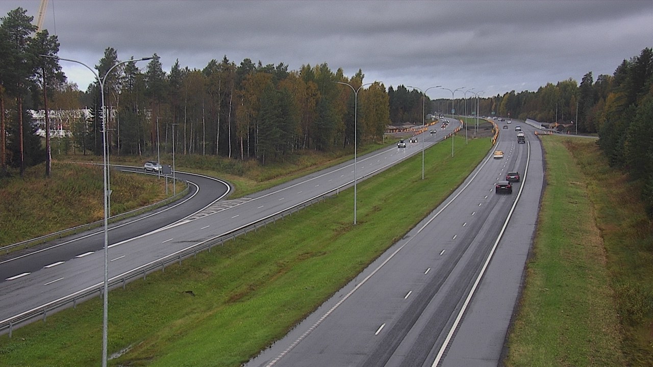 Weather Camera Image Väg 4 Oleåborg, Pateniemi, Oulu, Pohjois-Pohjanmaa