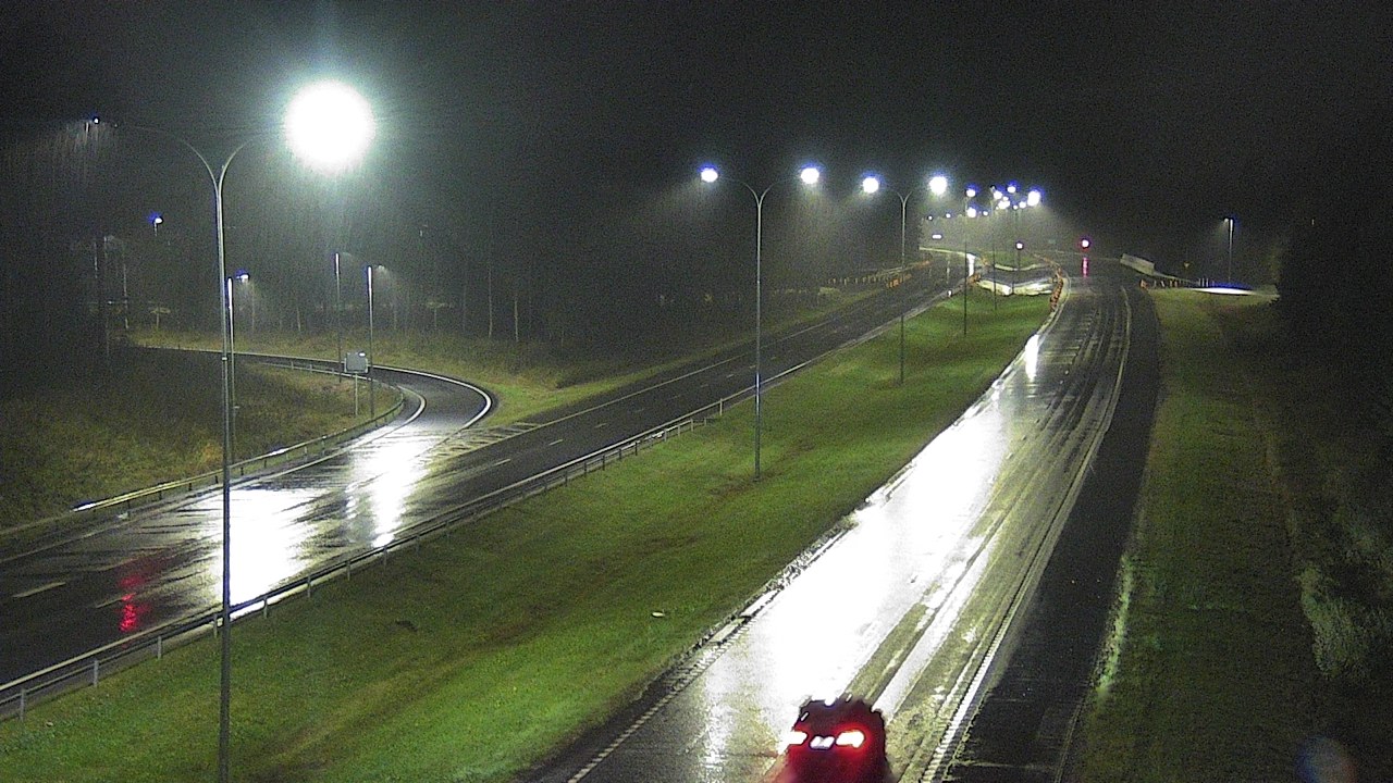 Weather Camera Image Väg 4 Oleåborg, Pateniemi, Oulu, Pohjois-Pohjanmaa