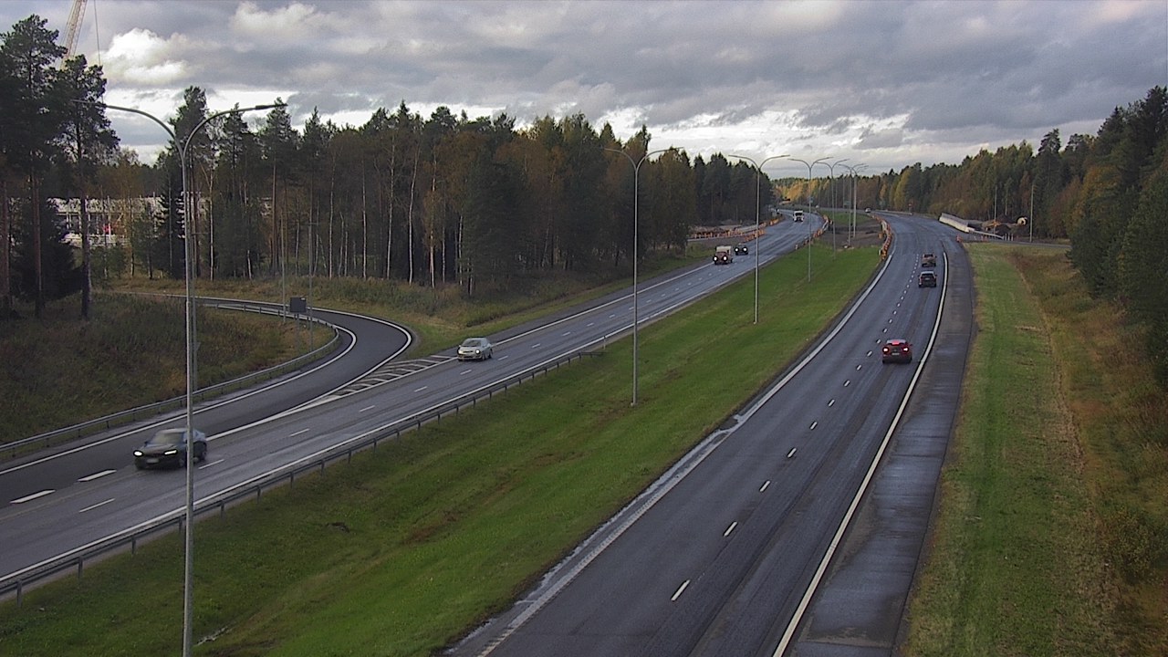 Weather Camera Image Väg 4 Oleåborg, Pateniemi, Oulu, Pohjois-Pohjanmaa