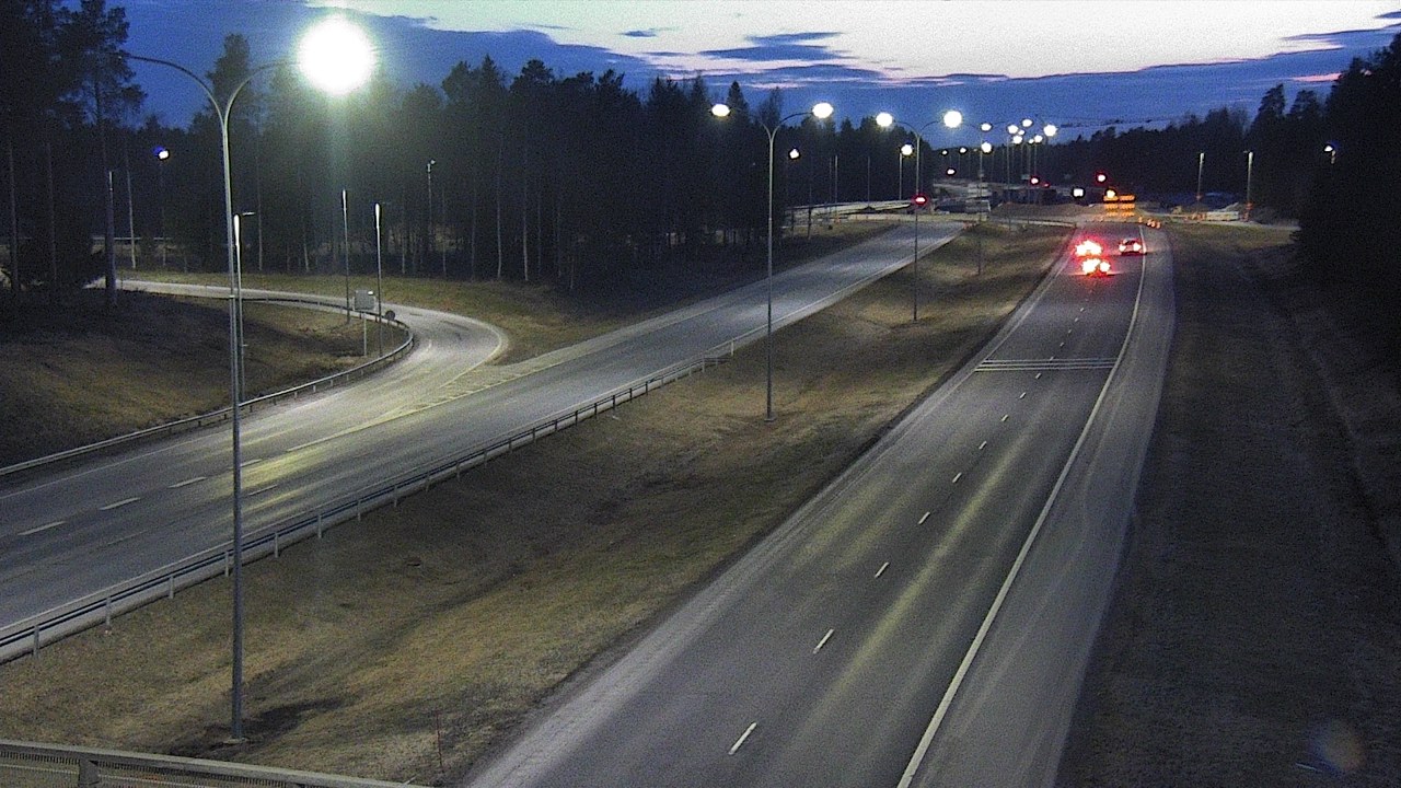 Weather Camera Image Väg 4 Oleåborg, Pateniemi, Oulu, Pohjois-Pohjanmaa