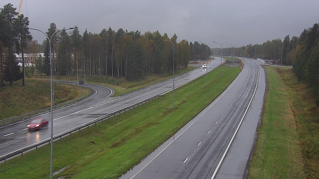 Weather Camera Image Väg 4 Oleåborg, Pateniemi, Oulu, Pohjois-Pohjanmaa