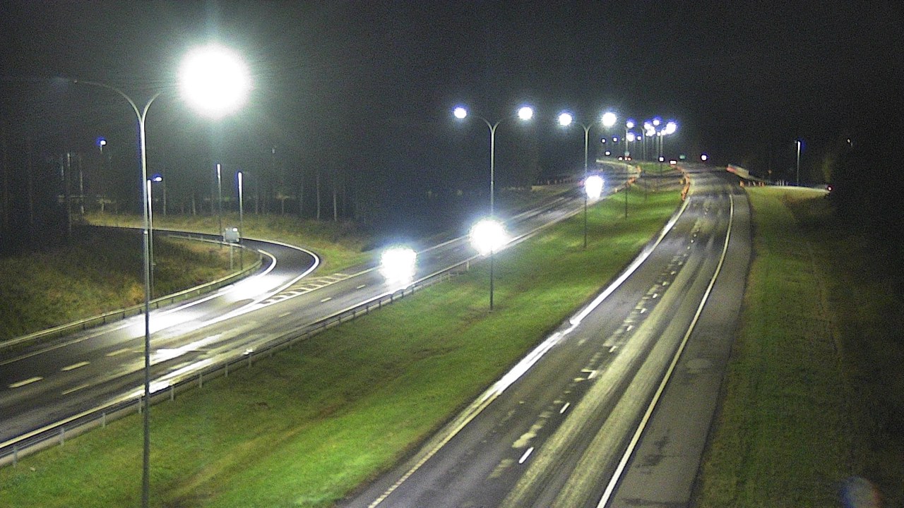 Weather Camera Image Väg 4 Oleåborg, Pateniemi, Oulu, Pohjois-Pohjanmaa
