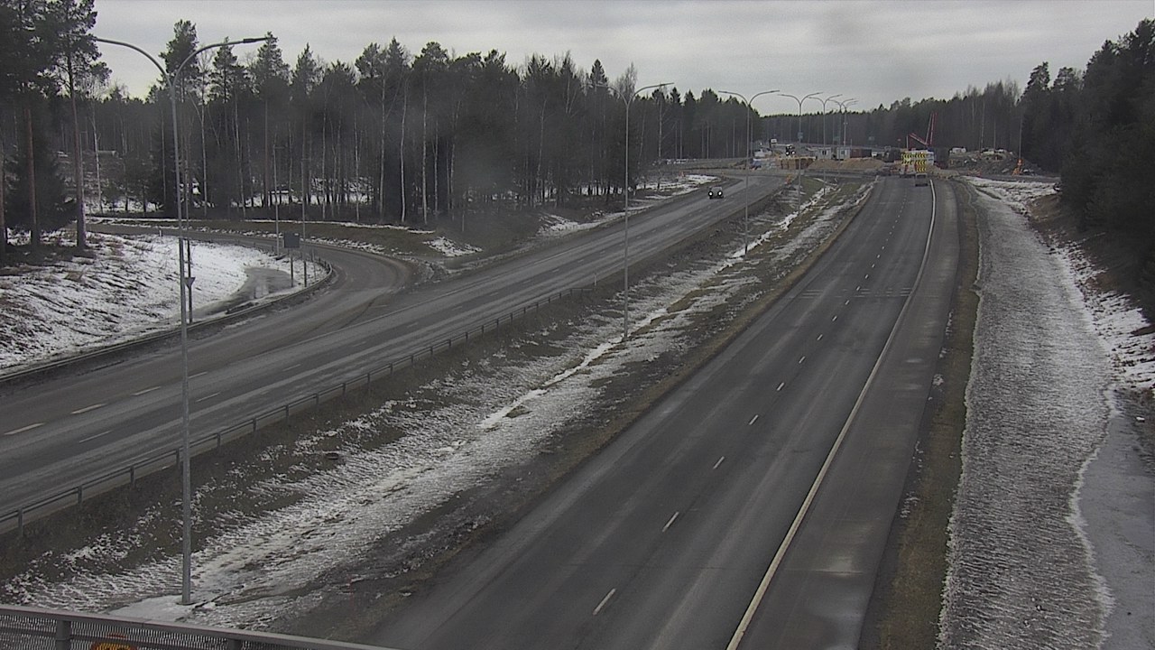 Weather Camera Image Väg 4 Oleåborg, Pateniemi, Oulu, Pohjois-Pohjanmaa
