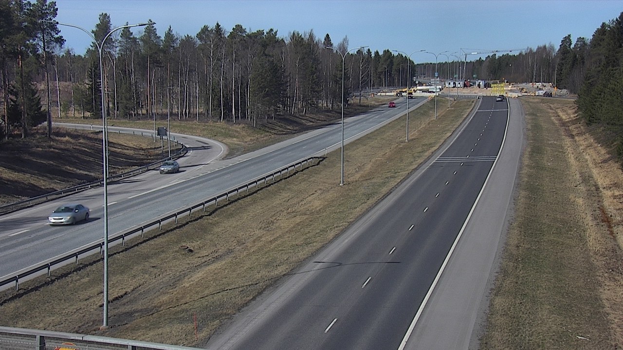 Weather Camera Image Väg 4 Oleåborg, Pateniemi, Oulu, Pohjois-Pohjanmaa