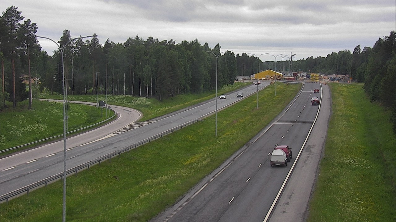 Weather Camera Image Väg 4 Oleåborg, Pateniemi, Oulu, Pohjois-Pohjanmaa