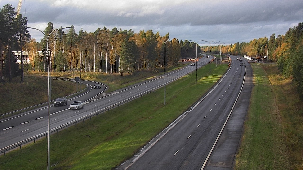 Weather Camera Image Väg 4 Oleåborg, Pateniemi, Oulu, Pohjois-Pohjanmaa