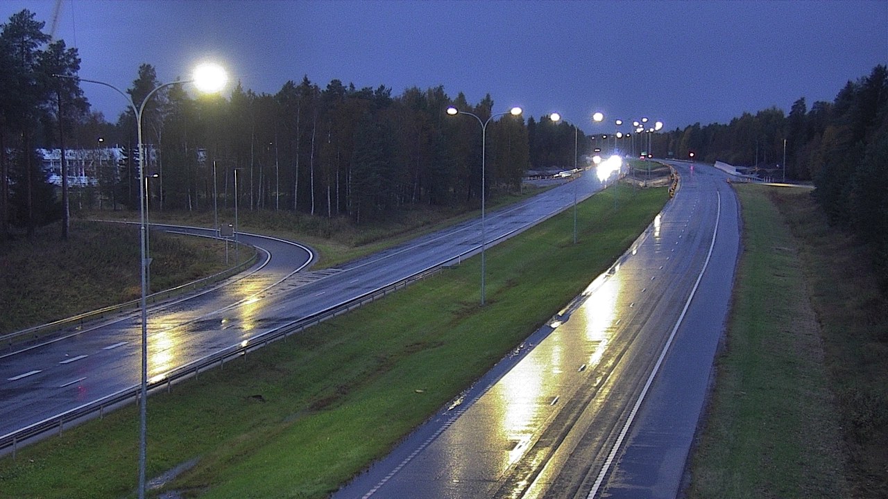 Weather Camera Image Väg 4 Oleåborg, Pateniemi, Oulu, Pohjois-Pohjanmaa