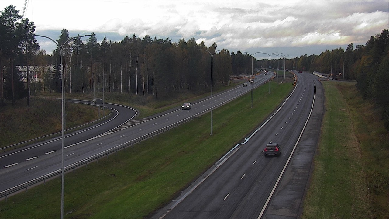 Weather Camera Image Väg 4 Oleåborg, Pateniemi, Oulu, Pohjois-Pohjanmaa