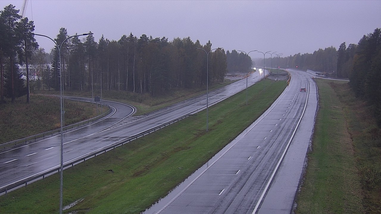 Weather Camera Image Väg 4 Oleåborg, Pateniemi, Oulu, Pohjois-Pohjanmaa