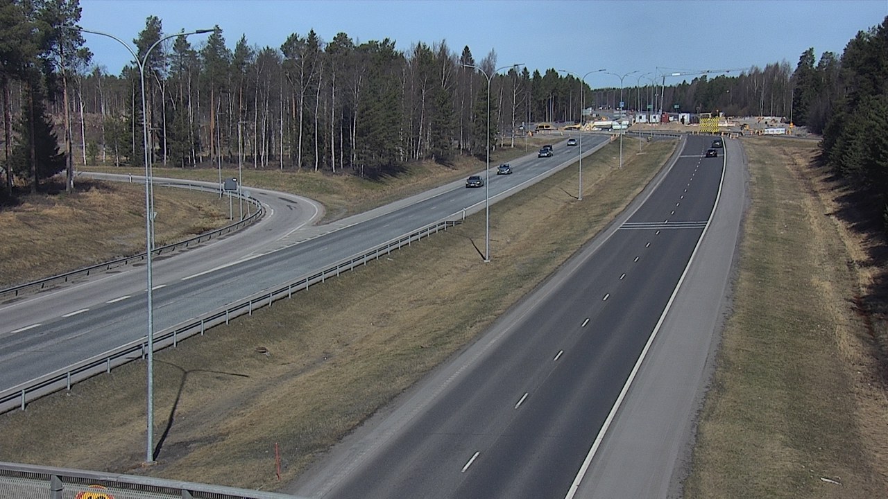 Weather Camera Image Väg 4 Oleåborg, Pateniemi, Oulu, Pohjois-Pohjanmaa