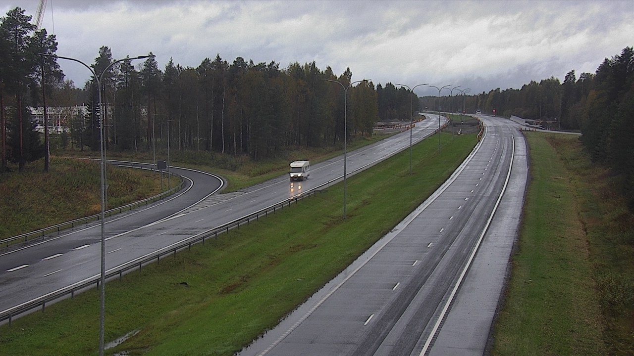 Weather Camera Image Väg 4 Oleåborg, Pateniemi, Oulu, Pohjois-Pohjanmaa