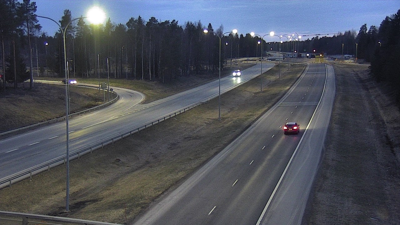 Weather Camera Image Väg 4 Oleåborg, Pateniemi, Oulu, Pohjois-Pohjanmaa