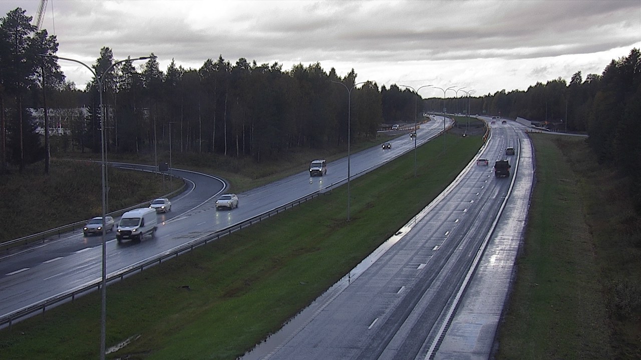Weather Camera Image Väg 4 Oleåborg, Pateniemi, Oulu, Pohjois-Pohjanmaa